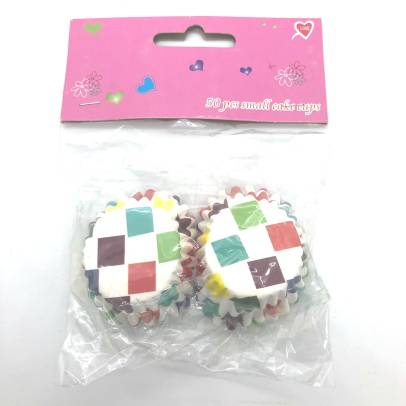 Forminhas Decorativas Papel Mini Cupcake Colorida scaled