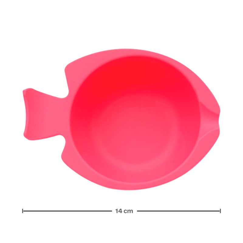Bowl Silicone com Ventosa Rosa Buba 04