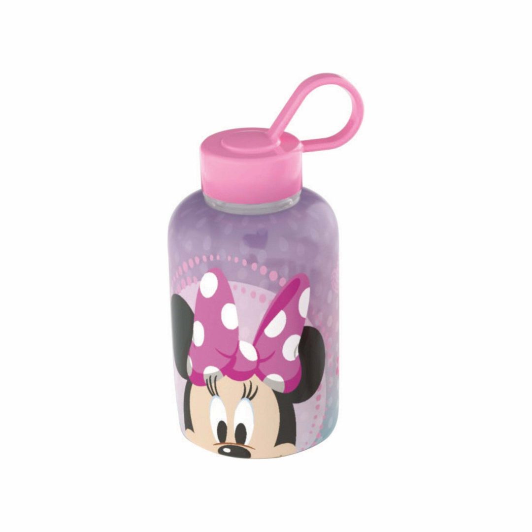 Kit escolar Minnie Mouse com garrafa e pote, 15631, Plasutil - CX