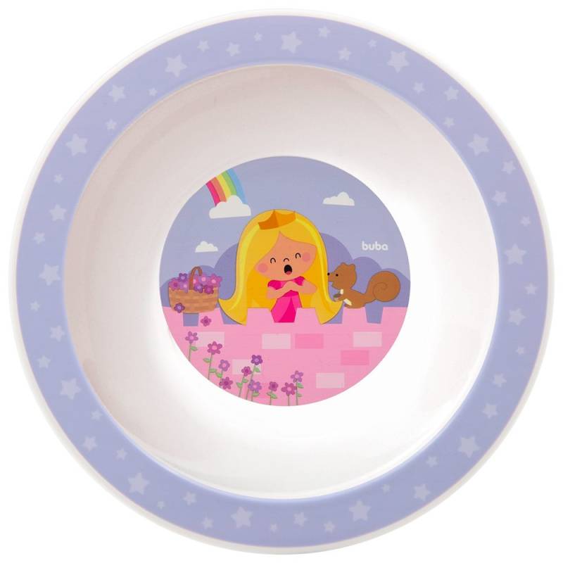 A hora da refeição vai ficar mais divertida com o Prato Bowl Aventura Da Princesa da Buba. Com tema colorido e lúdico, ajuda a entreter e estimular as crianças durante as refeições. Perfeito para as primeiras papinhas.