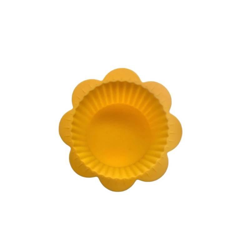 Forminha Silicone Flor Amarela